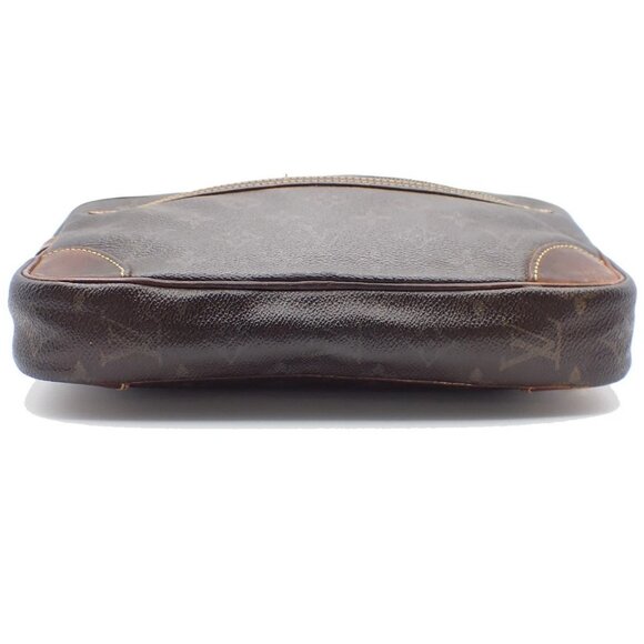 LOUIS VUITTON Marly Dragonne GM Clutch Hand Bag Monogram Brown M51825 08EF458 - Picture 6 of 16